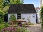 Garenschuppen mit ONDULINE Easyfix Compact Wellplatten in schwarz