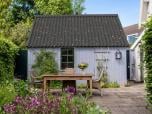 Gartenschuppen mit Onduline Easyfix Compact Wellplatten in grau
