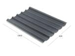 Onduline Easyfix Compact Wellplatte in grau - Seitenansicht