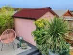 Gartenschuppen mit ONDULINE DURO-S / CLASSIC Wellplatten in rot