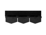 Produktabbildung BARDOLINE CLASSIC Dreieck in Schwarz (Frontansicht).
