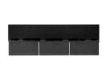 Produktabbildung BARDOLINE CLASSIC Rechteck in Schwarz (Frontansicht).