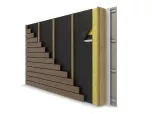 Hauswand mit ONDUTISS FACADE OPEN UVFR 210 als Dampfsperre.