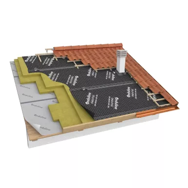 Dachstuhl mit ONDUTISS AIR MONO HW 360.