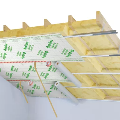 Innendecke mit ONDUTISS DYNAMIC 90.
