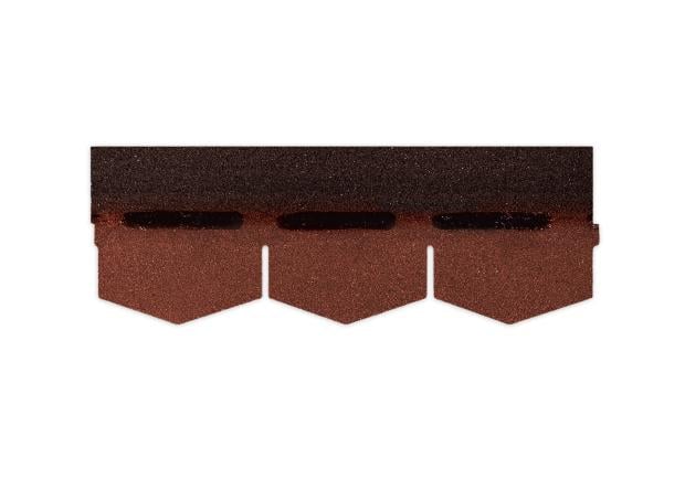 Produktabbildung BARDOLINE CLASSIC Dreieck in Rot (Frontansicht).