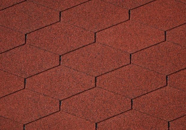 Fläche mit BARDOLINE CLASSIC Dreieck in Rot.