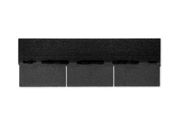 Produktabbildung BARDOLINE CLASSIC Rechteck in Schwarz (Frontansicht).