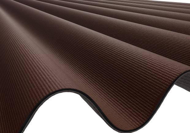 Detailperspektive Wellplatte Base braun