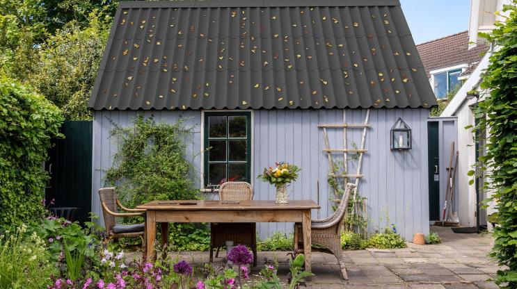 Das Gartenhaus als Hingucker – mit ONDULINE.