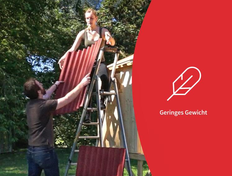 Geringes Gewicht Onduline Platten